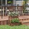 Outdoor Garden Planter Wooden Wagon Wheel Design for Flowers and Veggies